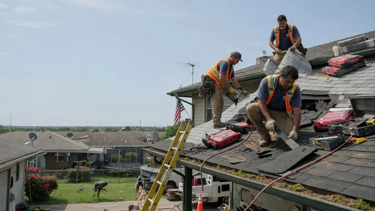 Roof Repair in Schulter, OK near me